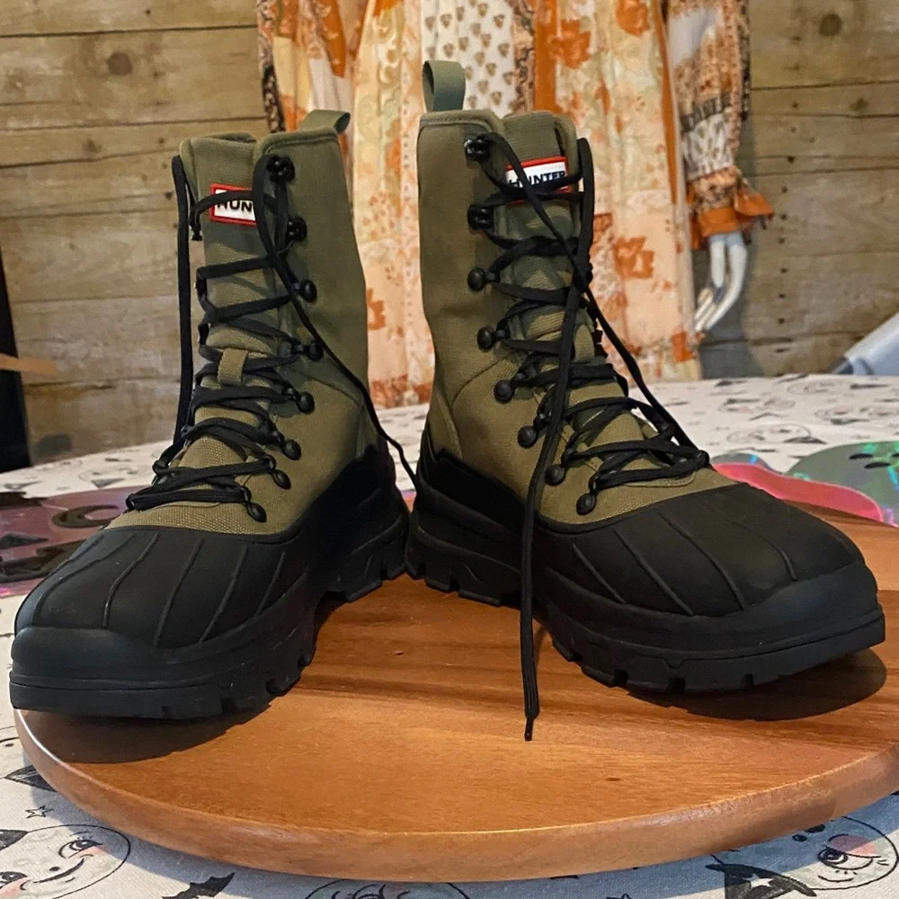 Hunter Men's Explore Desert Ankle Boots NWOTS